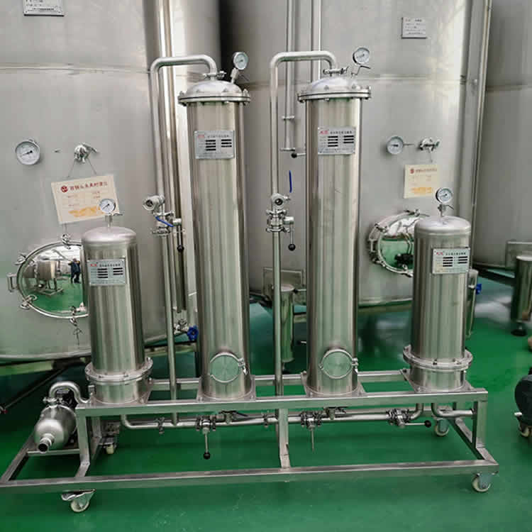 內蒙古鄂爾多斯市孫總購買的白酒過濾機已發(fā)貨！